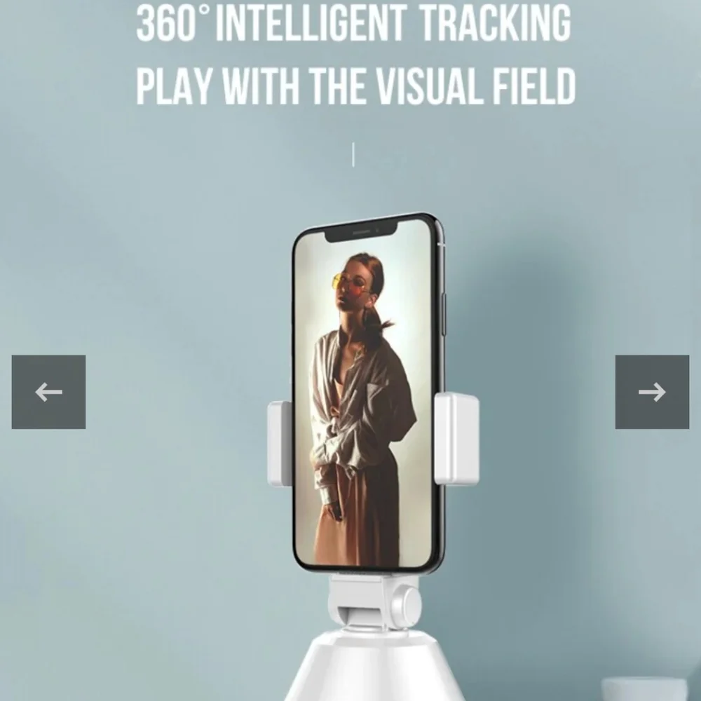The smart personal cameraman 360° auto rotation